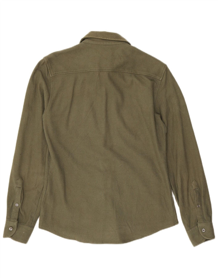 Reiss Chemise Homme Petit Kaki Coton