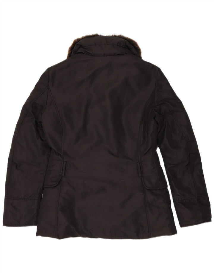 PEUTEREY Veste matelassée pour femme UK 16 Large Noir Polyamide