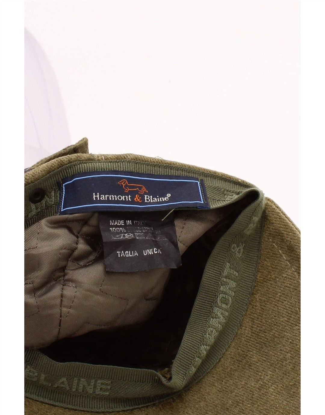 Harmont & Blaine Casquette de Baseball Homme Taille Unique Kaki Coton