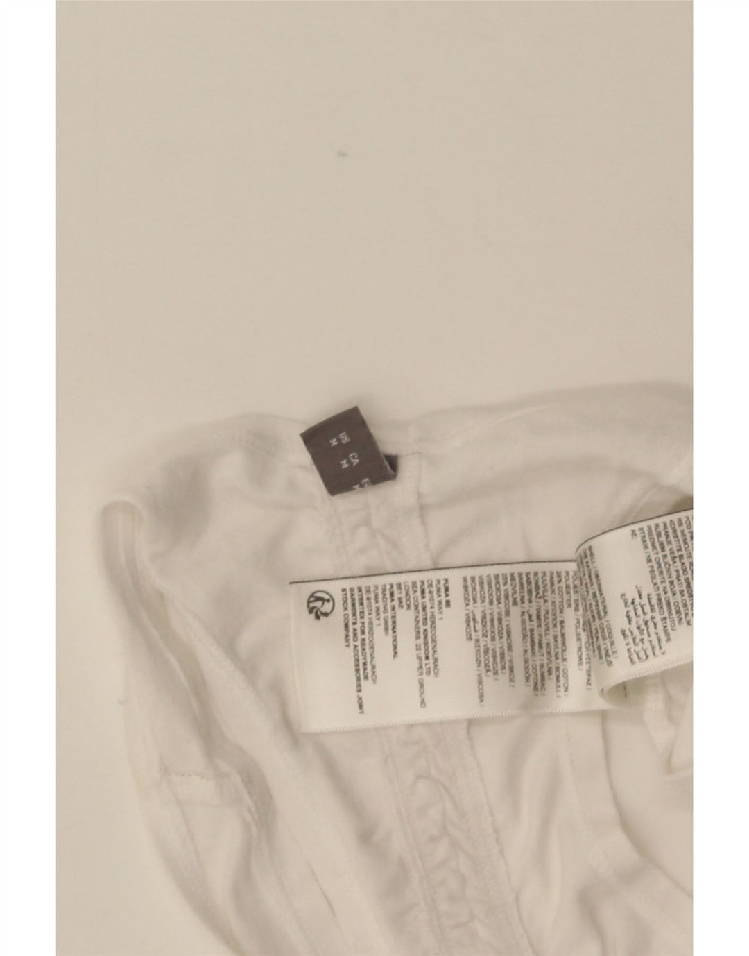 Puma Débardeur Femme UK 12 Medium Blanc Polyester