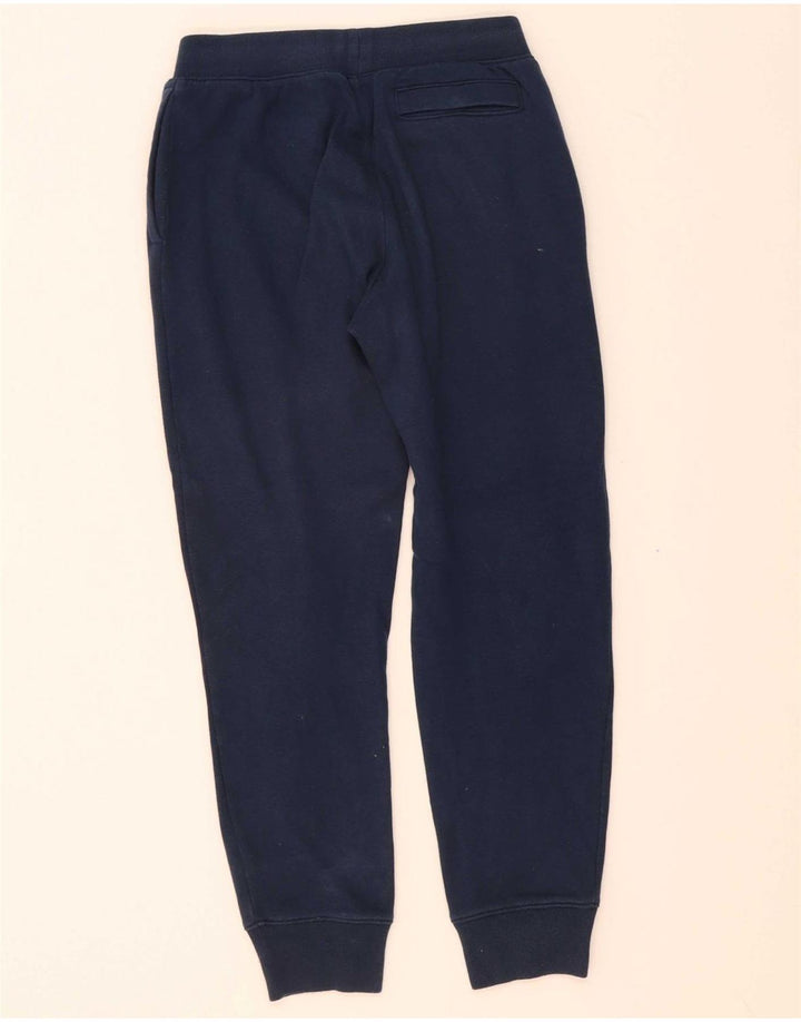 UNDER ARMOUR Boys Tracksuit Trousers Joggers 9-10 Years Medium Navy Blue