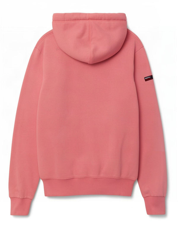 Superdry Pull à capuche graphique surdimensionné pour femme UK 6 XS Coton rose