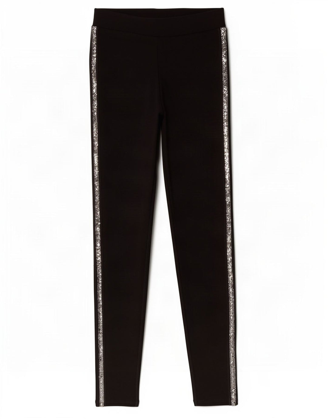 Zara Femme Leggings UK 8 Small Noir Viscose