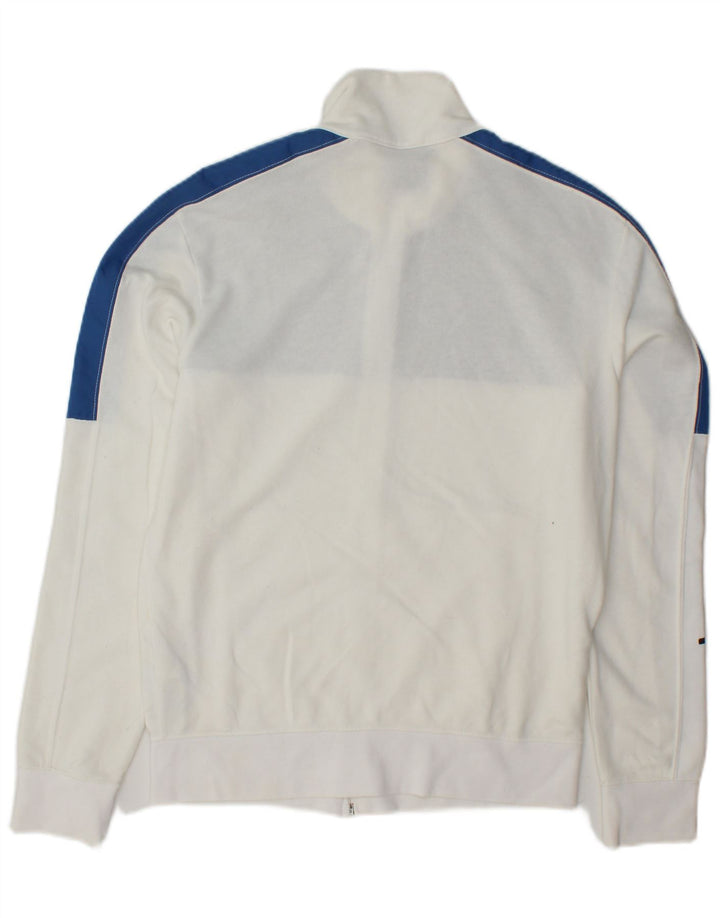 CHAMPION Veste de Survêtement Graphique Homme Petit Blanc Colorblock Coton