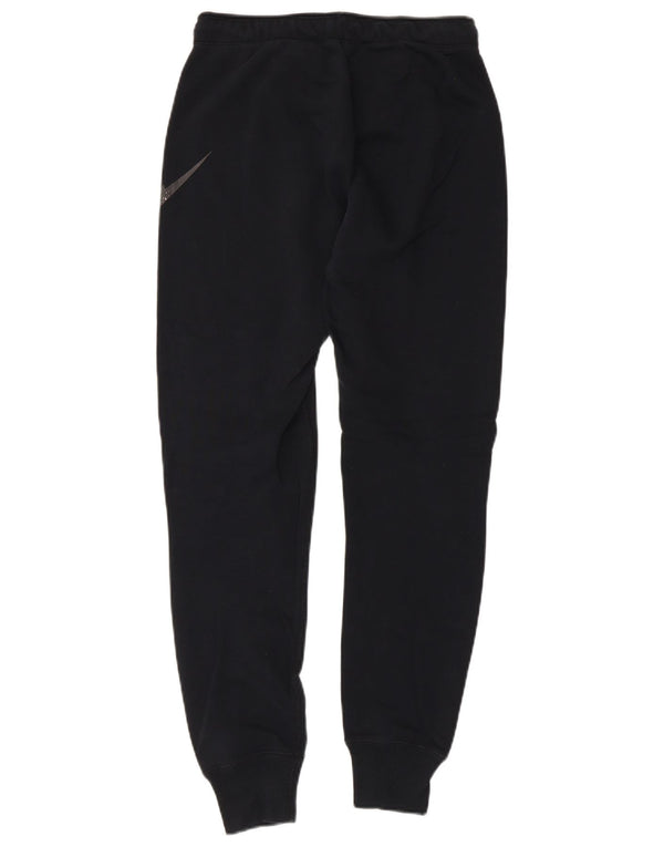 Nike Pantalon de survêtement graphique pour femme Joggers UK 8 Small Noir Coton