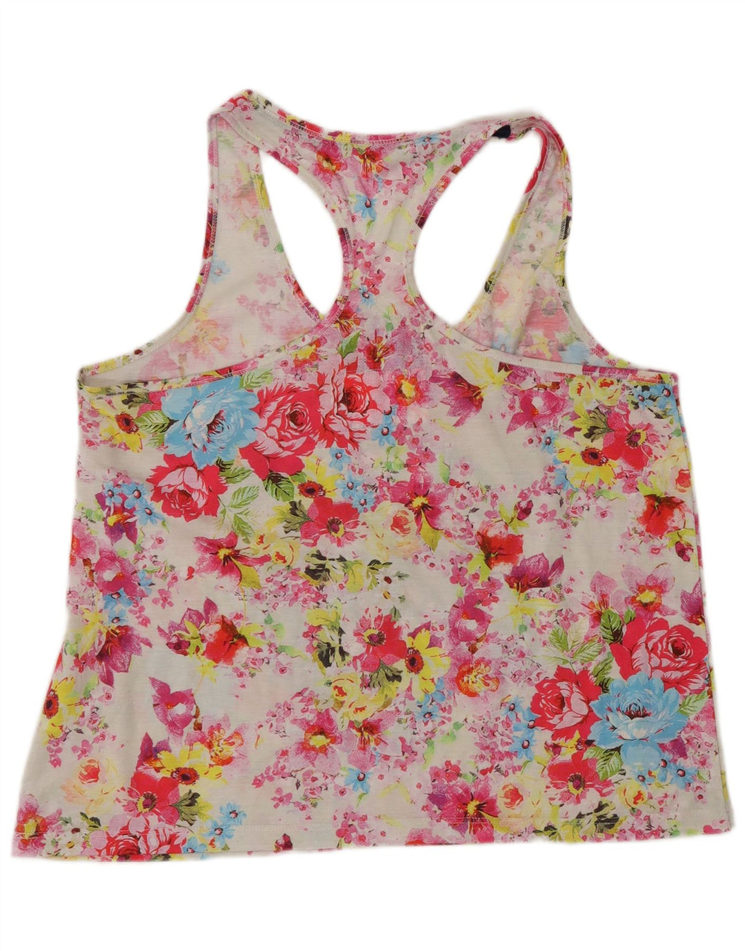 Superdry Débardeur Graphique Femme UK 16 Grand Polyester Floral Multicolore