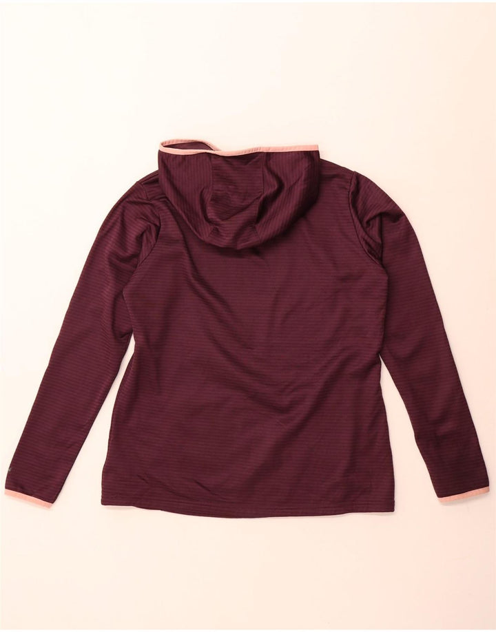 Columbia Pull à capuche pour femme UK 46 Large Marron Rayé Polyester