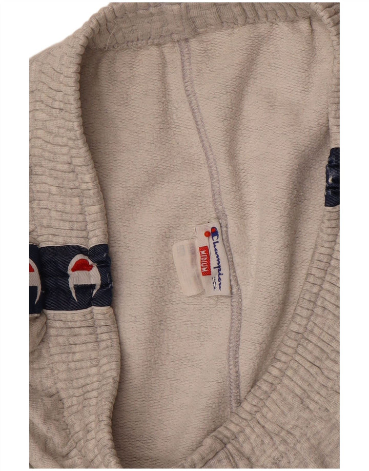 Champion Pantalon de Survêtement Graphique Homme Gris Moyen Colourblock Cotton