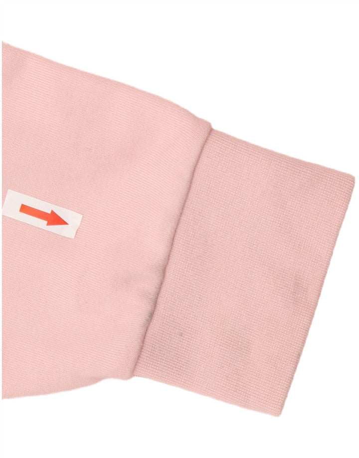 Lacoste Femme Loose Fit Sweatshirt Jumper Taille 38 Rose Moyen