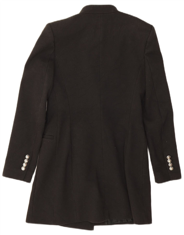 Zara Manteau croisé pour femme UK 6 XS Noir