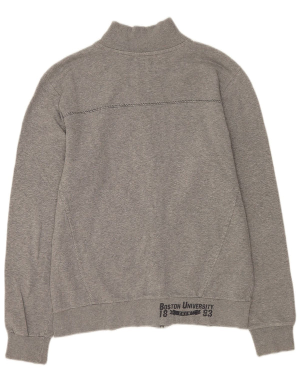 Champion Veste de Survêtement Boston Graphic Homme Grand Gris Coton