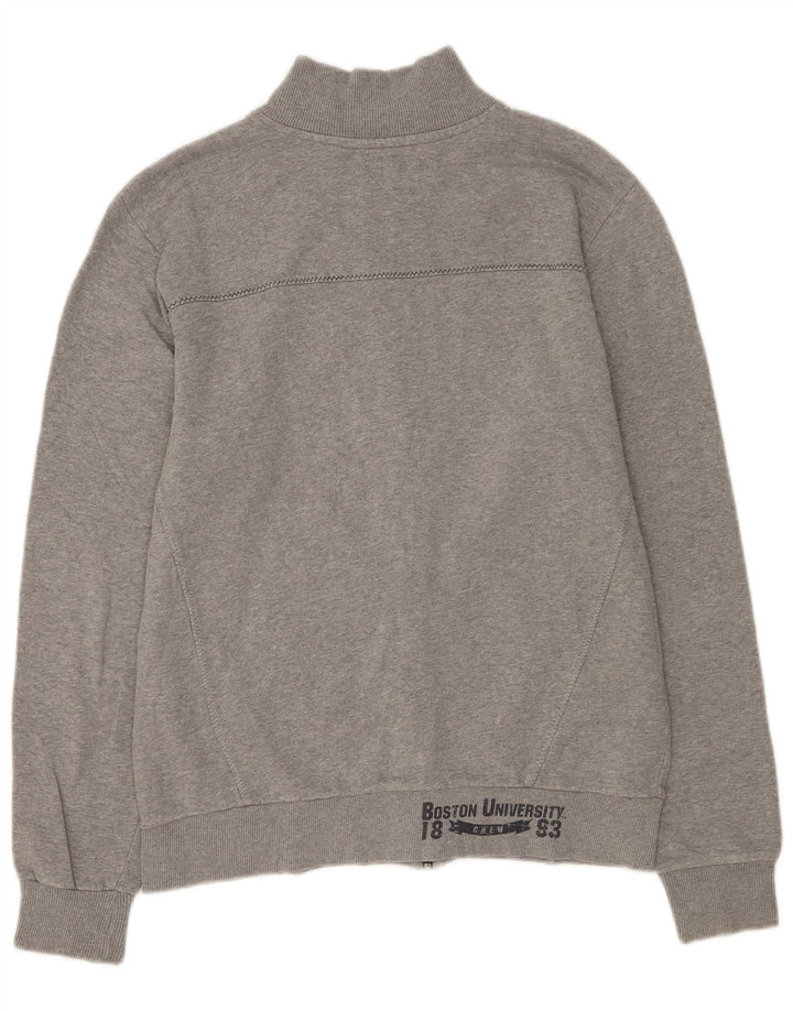 Champion Veste de Survêtement Boston Graphic Homme Grand Gris Coton