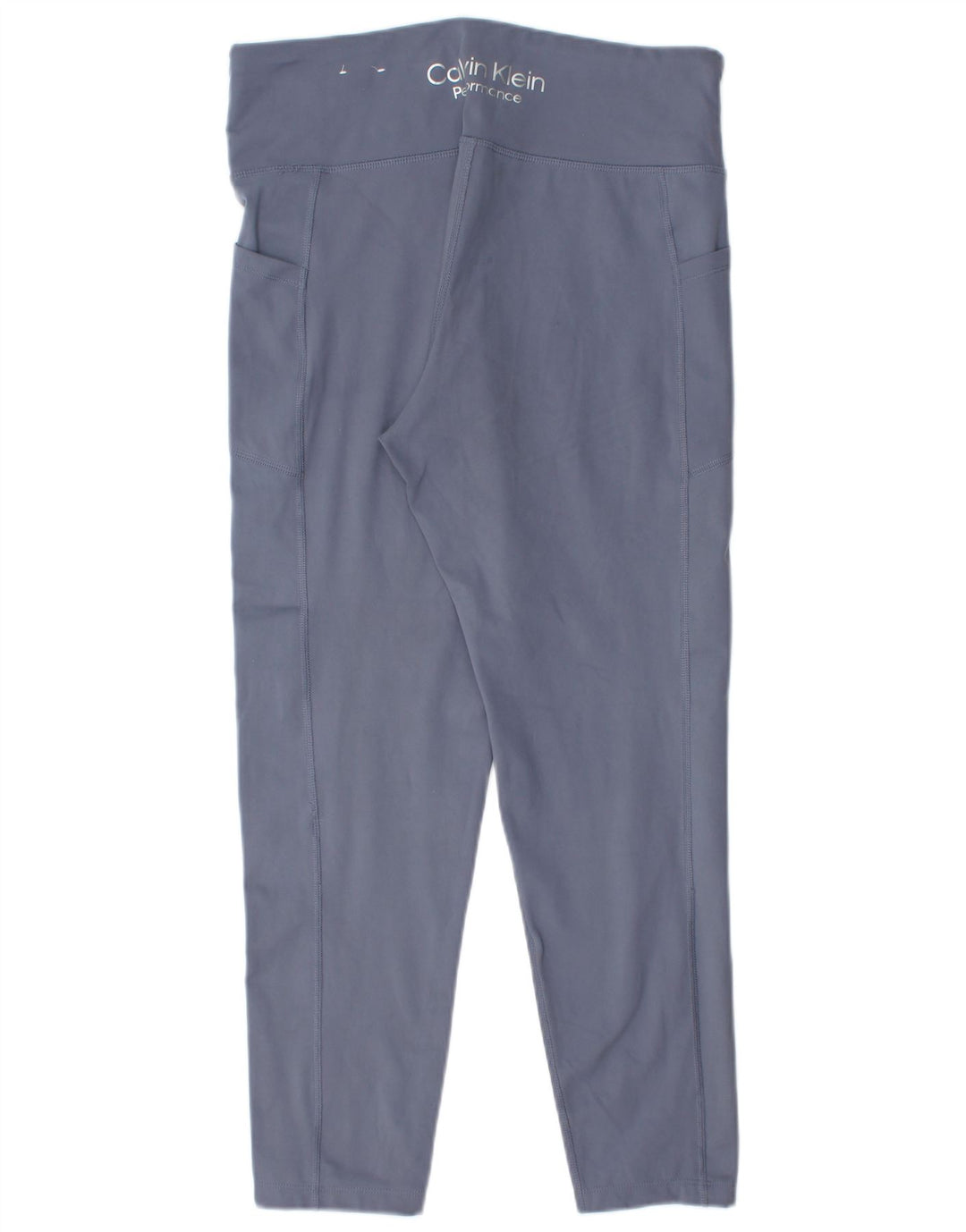 Calvin Klein Leggings Femme UK 18 XL Bleu Polyester