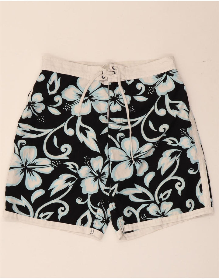Sundek Short de Bain Homme IT 50 Grand Noir Floral Polyester