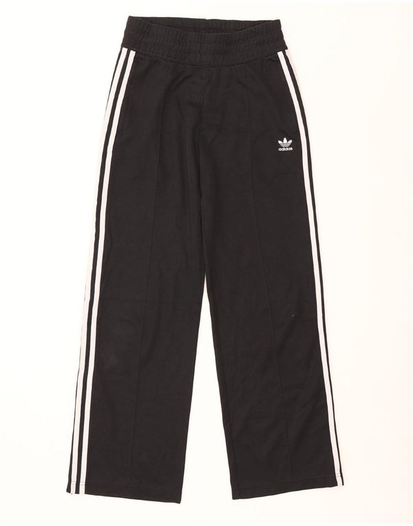 ADIDAS Pantalon de survêtement pour femme UK 8 Small Noir Coton
