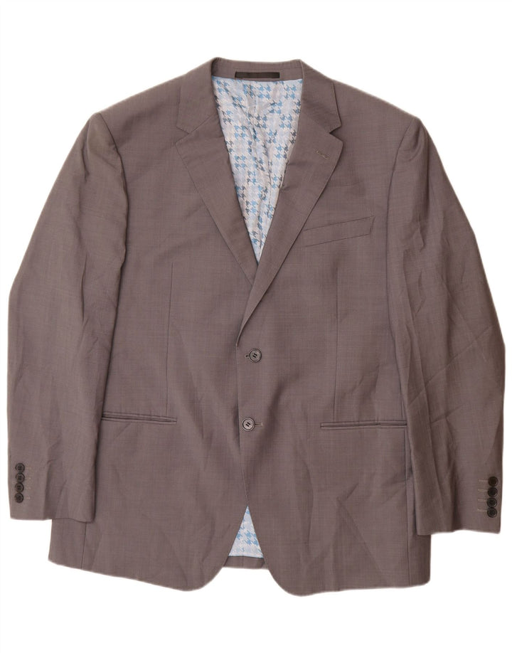 Marks & Spencer Veste blazer à 2 boutons pour homme UK 38 laine gris moyen