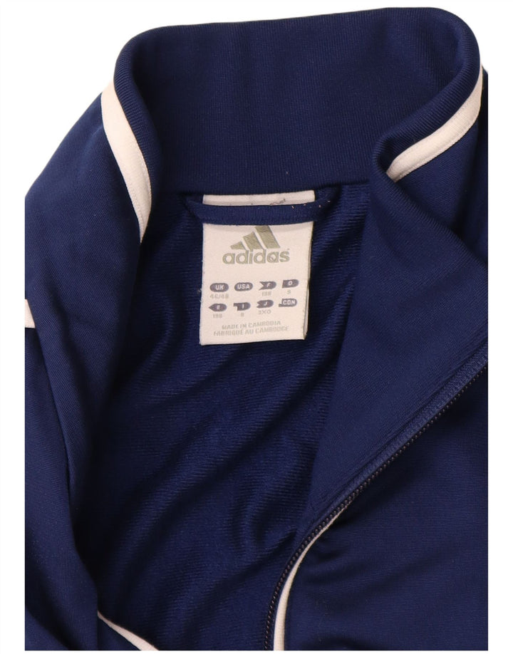 ADIDAS Veste de survêtement pour homme UK 46/48 XL Bleu marine Colourblock