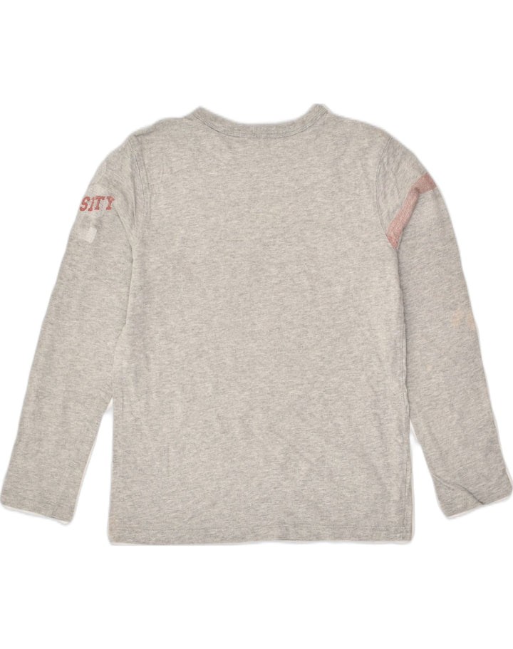 GAP Boys Graphic Top Long Sleeve 8-9 Years Grey Cotton | Vintage Gap | Thrift | Second-Hand Gap | Used Clothing | Messina Hembry 