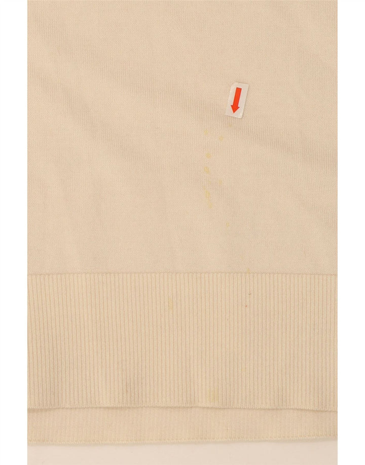 Marks & Spencer Pull à col polo pour femme UK 12 Medium Off White