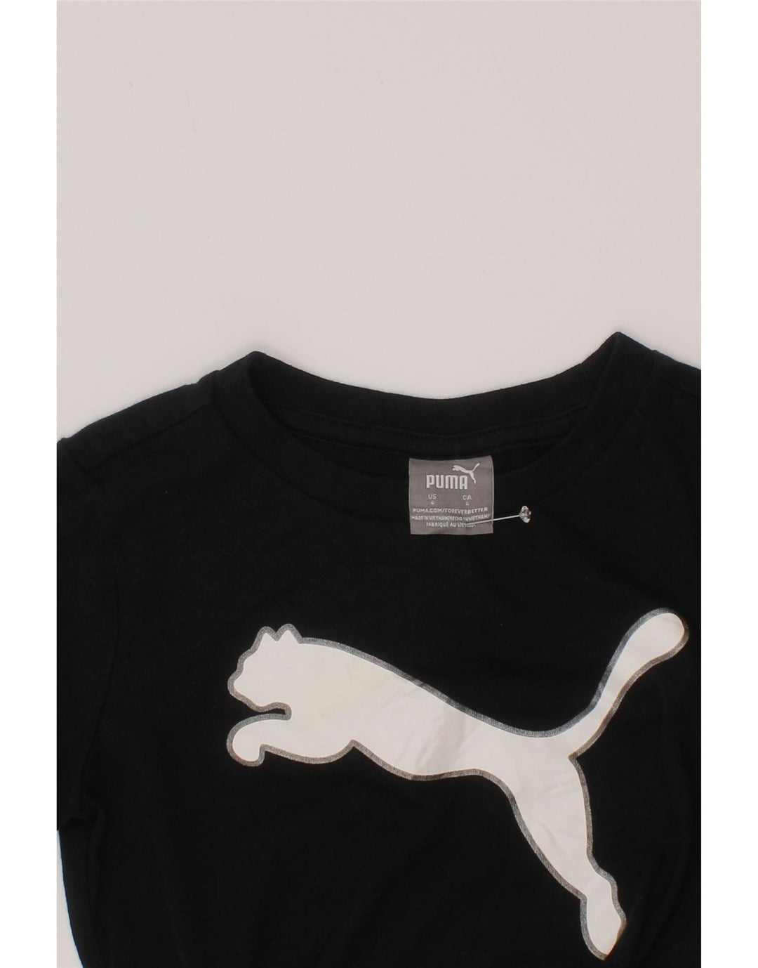 Puma T-shirt graphique pour garçon 3-4 ans Noir