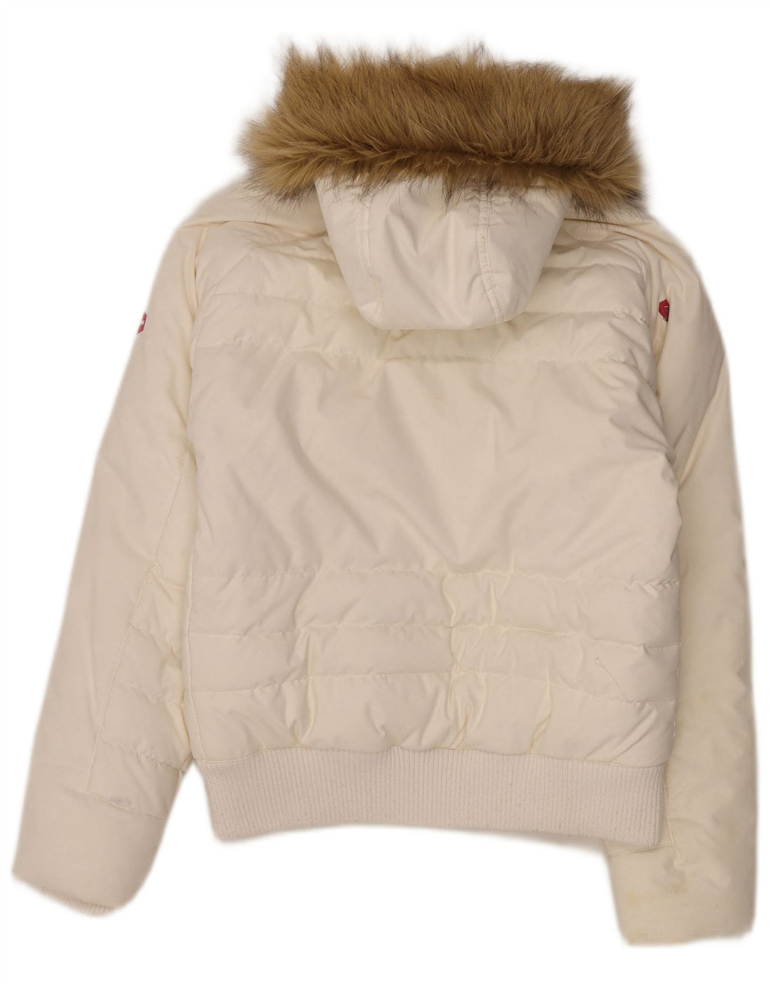 Helly Hansen Veste rembourrée à capuche pour femme UK 12 Medium White Nylon