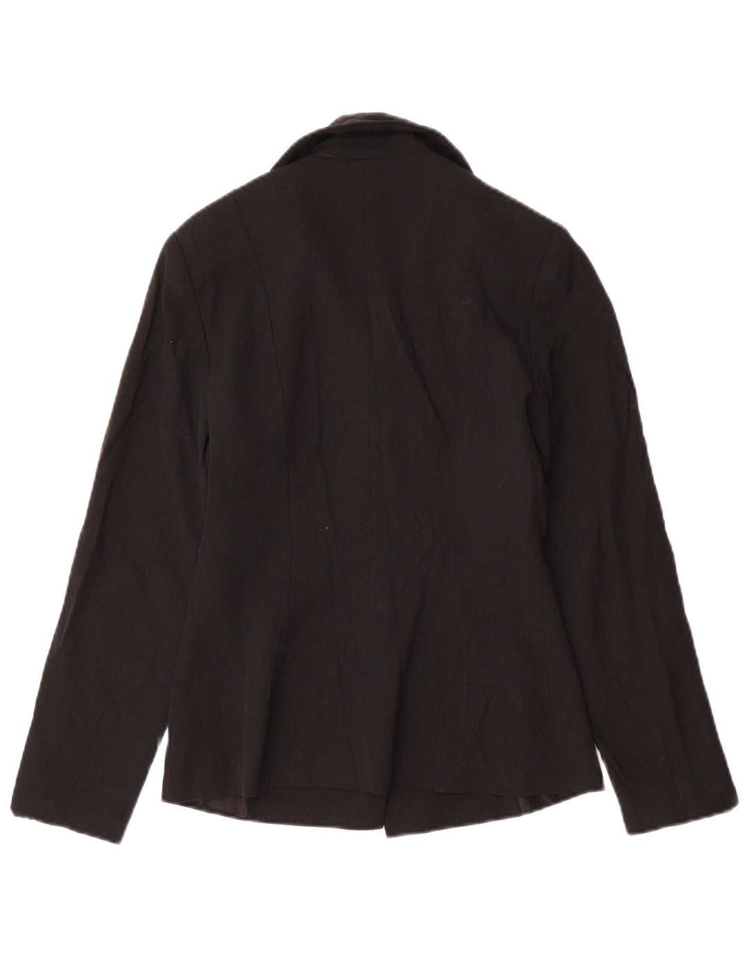 vintage Femmes 4 Bouton Blazer Veste UK 10 Petit Noir