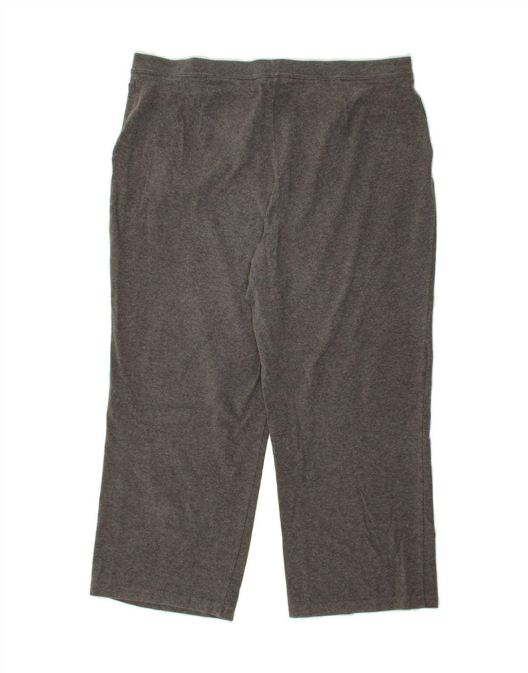 L.L.BEAN Womens Crop Tracksuit Trousers UK 16 Large  Grey Vintage L.L.Bean and Second-Hand L.L.Bean from Messina Hembry 