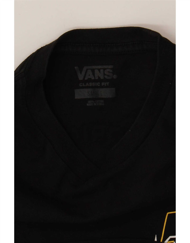 Vans T-shirt graphique coupe classique pour hommes, petit, noir
