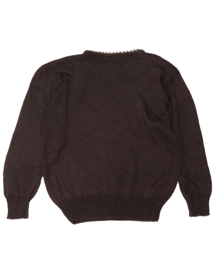 Toplike Pull col bateau pour femme IT 42 Marron moyen