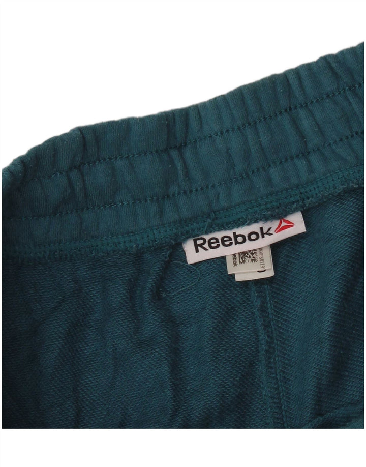 REEBOK Short de sport pour femme UK 14 Bleu moyen