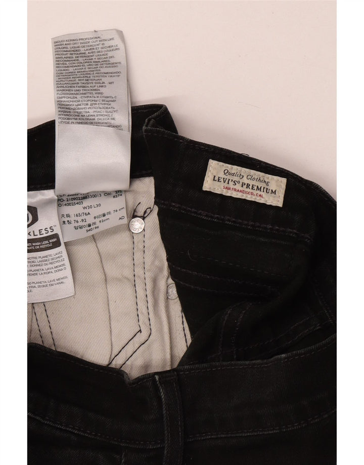 Levi's Jean Slim W30 L30 Homme Noir Coton