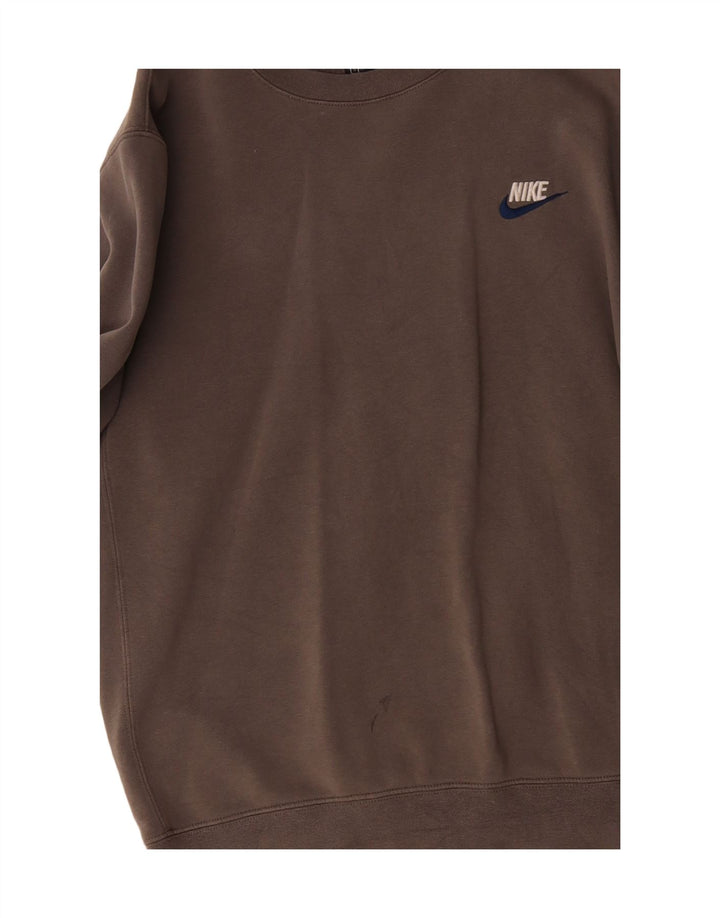 Nike Sweat-shirt pour homme en coton gris Taille S