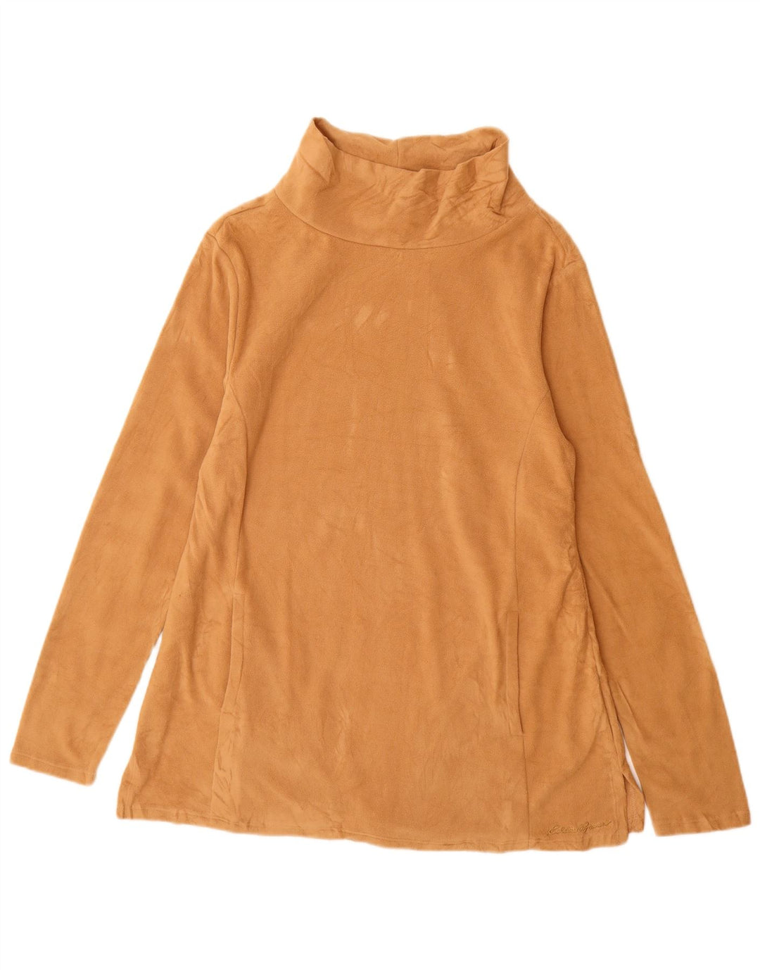 Eddie Bauer Pull polaire long pour femme UK 14 Marron moyen Polyester