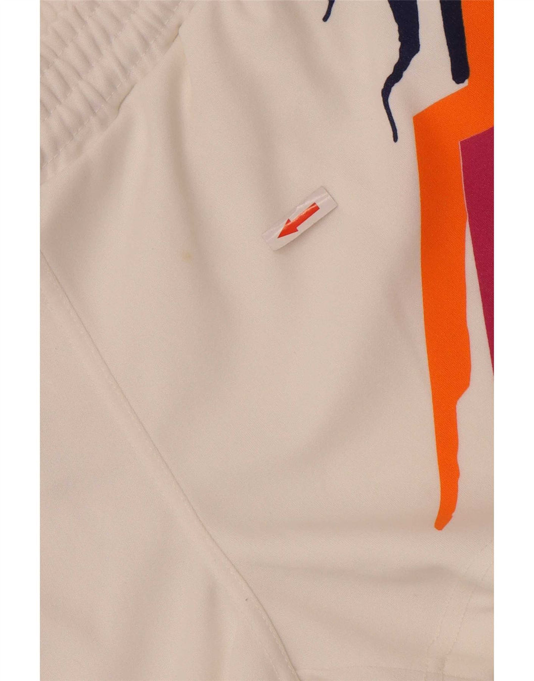 Lotto Short de sport pour femme UK 12 Medium Blanc Géométrique