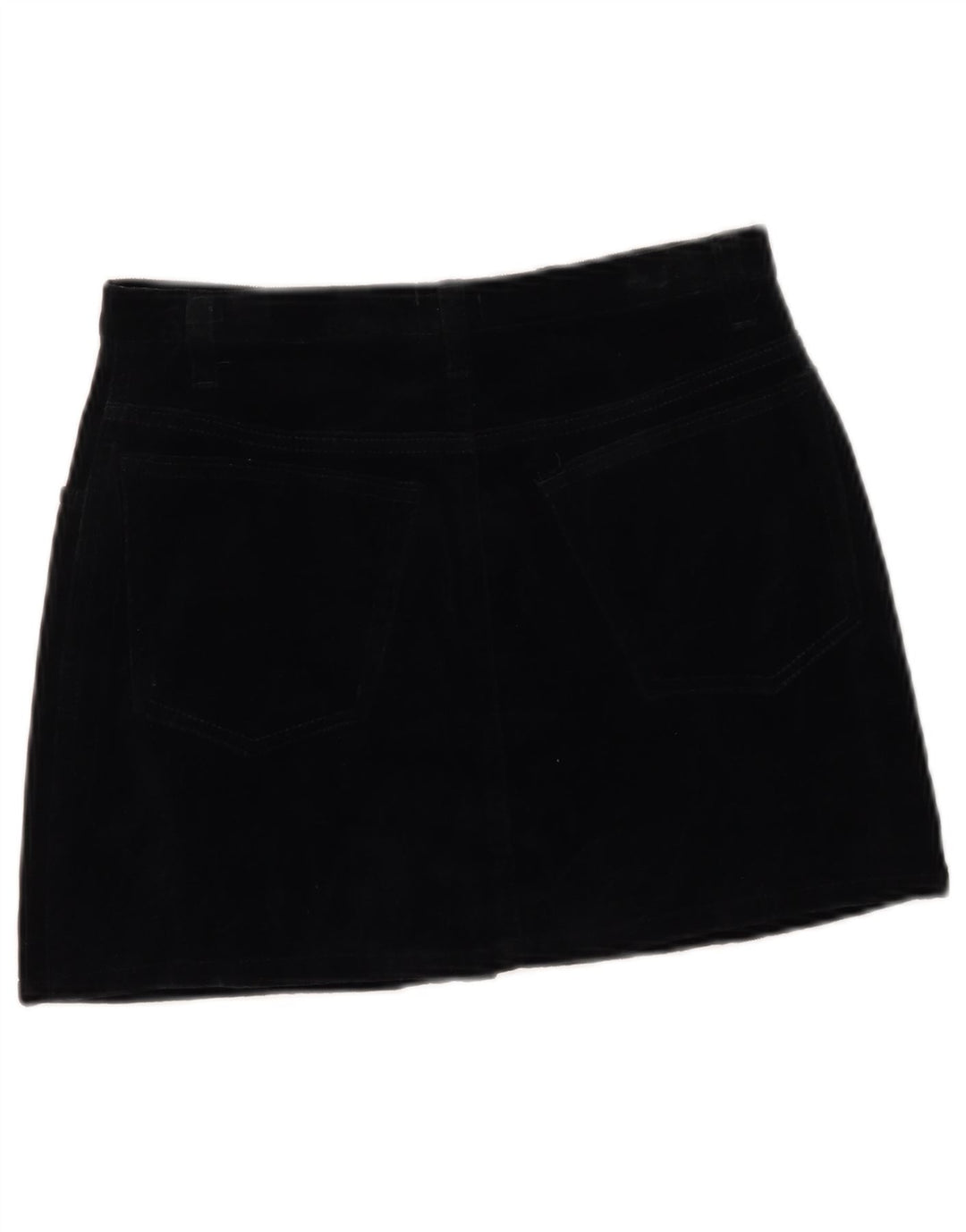 Sisley Femme Mini Jupe IT 42 Medium W27 Coton Noir