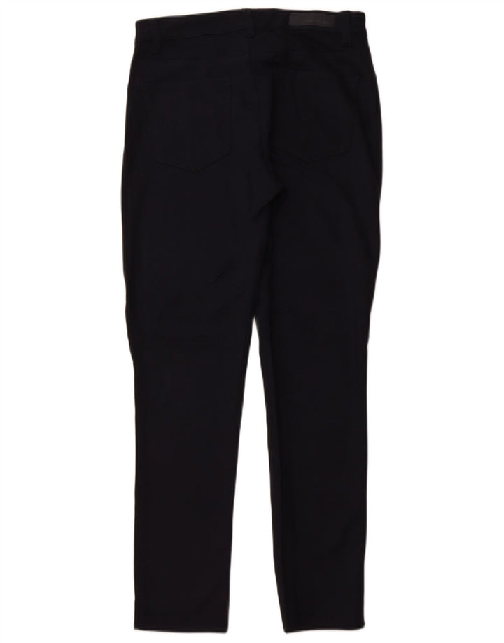 Calvin Klein Pantalon décontracté pour femme US 8 Medium W28 L28 Bleu marine Viscose