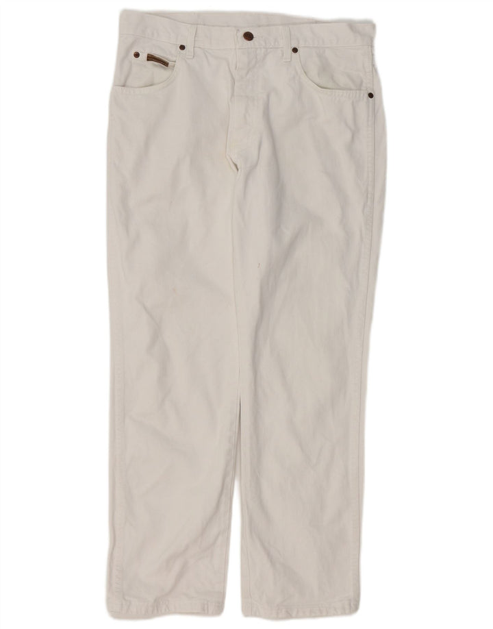 WRANGLER Jean Droit Homme W32 L28 Blanc