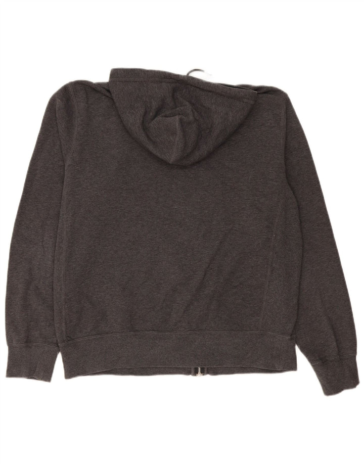Nike Pull à capuche zippé pour homme Grand coton gris