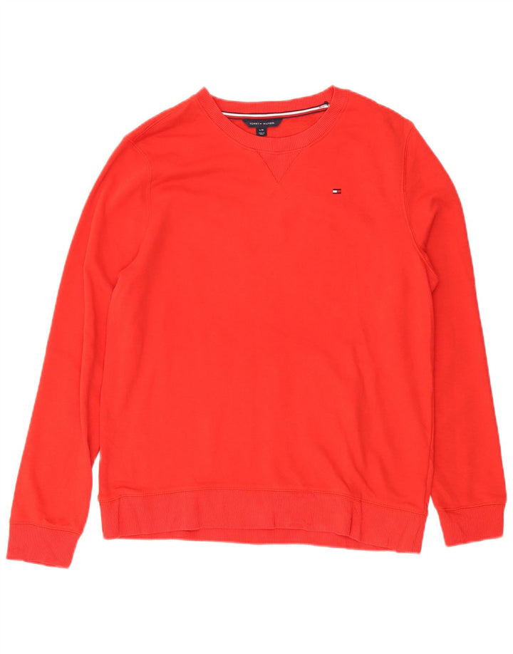 Tommy Hilfiger Sweat-shirt pour femme UK 16 Large Rouge