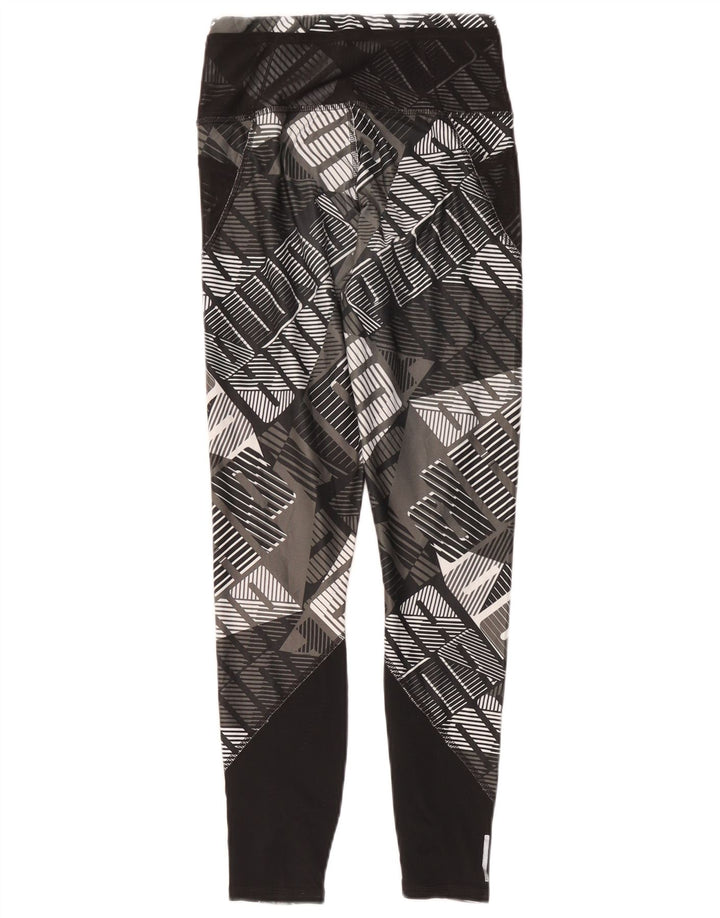 Puma Legging graphique pour femme UK 4 XS Noir Polyester