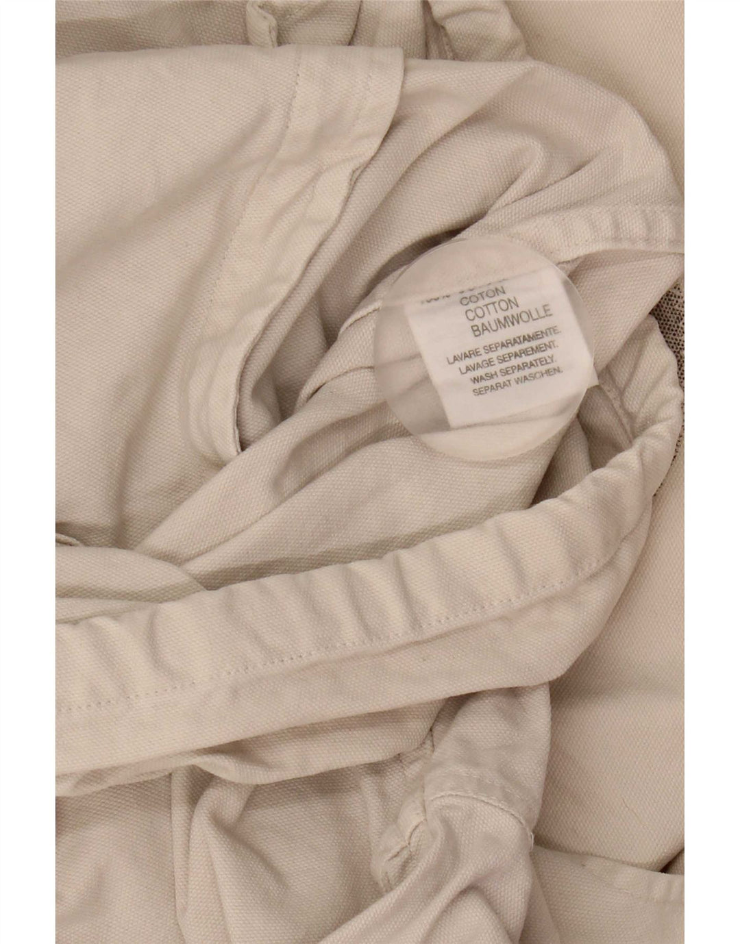 Murphy & Nye Veste bomber graphique pour homme UK 40 Grand coton beige