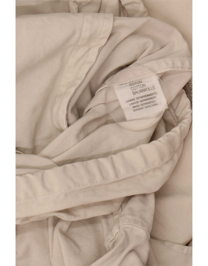 Murphy & Nye Veste bomber graphique pour homme UK 40 Grand coton beige