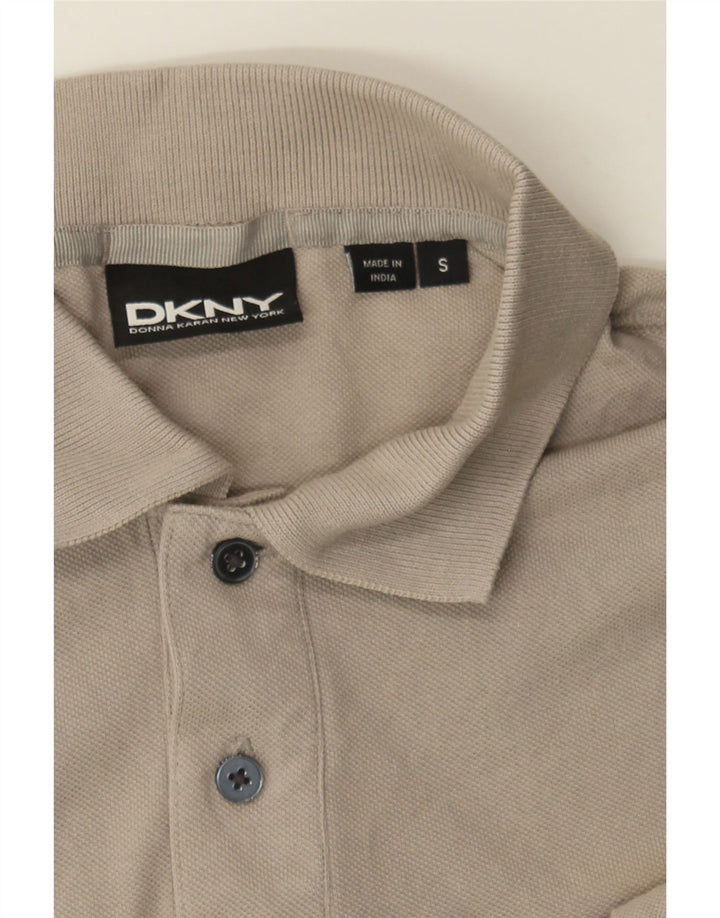 DKNY Mens Polo Shirt Small Grey Cotton Vintage Dkny and Second-Hand Dkny from Messina Hembry 