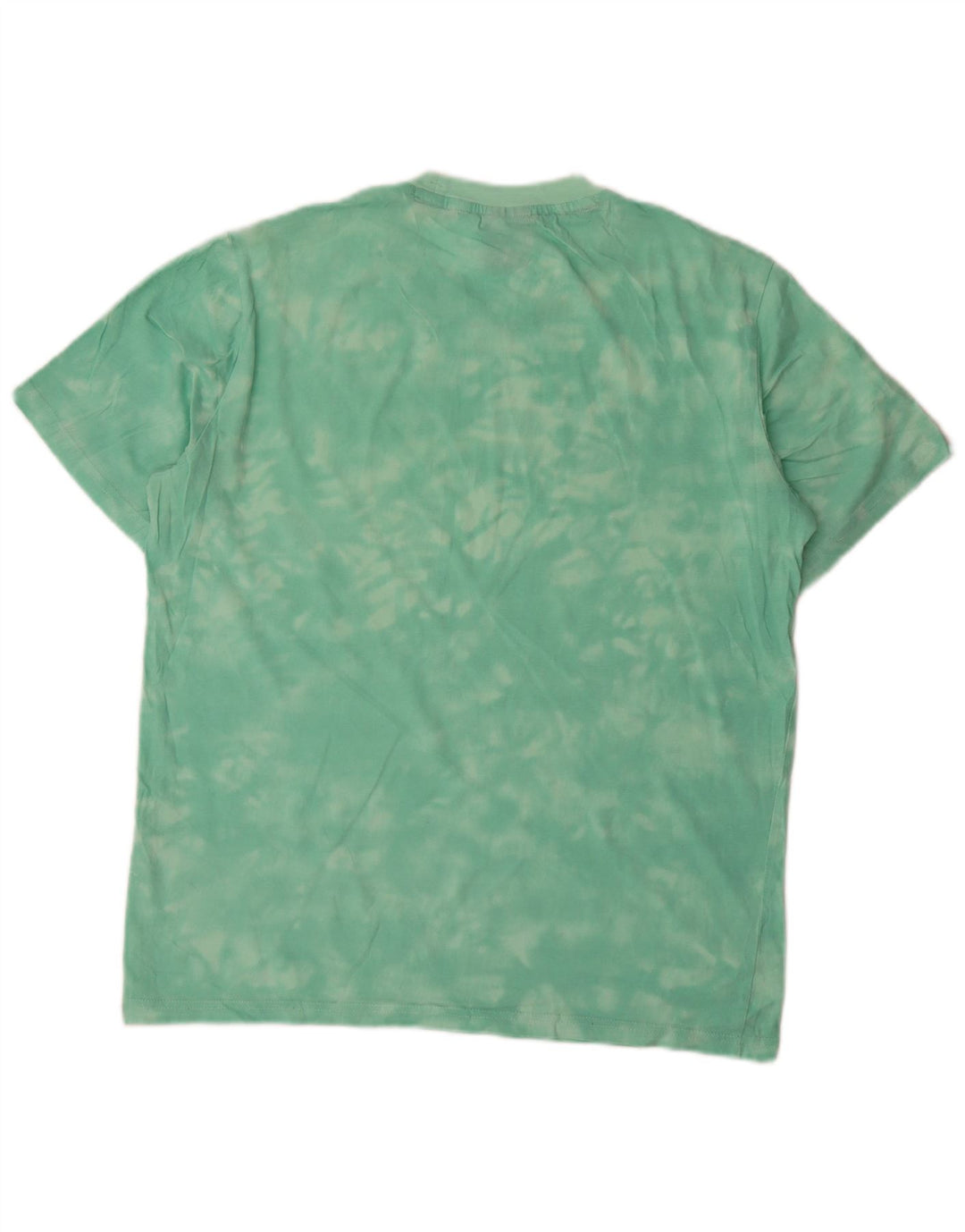 Champion T-Shirt Graphique Homme Petit Vert Tie Dye
