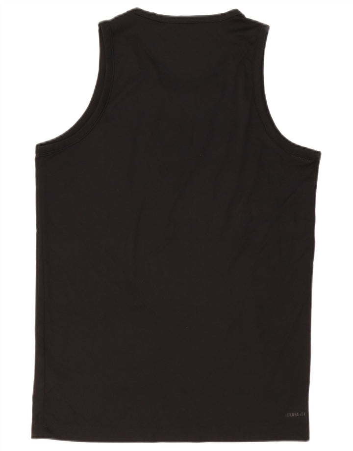 Adidas Débardeur Graphique Homme Noir Moyen Polyester