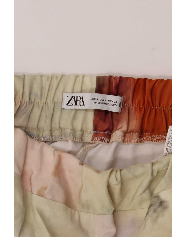 Zara Femme UK Petit Polyester Tie Dye Multicolore