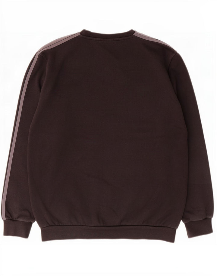 Adidas Sweat-shirt graphique pour homme en coton noir moyen