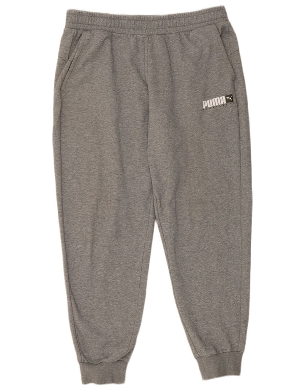 Puma Pantalon de survêtement pour femme Joggers UK 18 XL Gris Coton