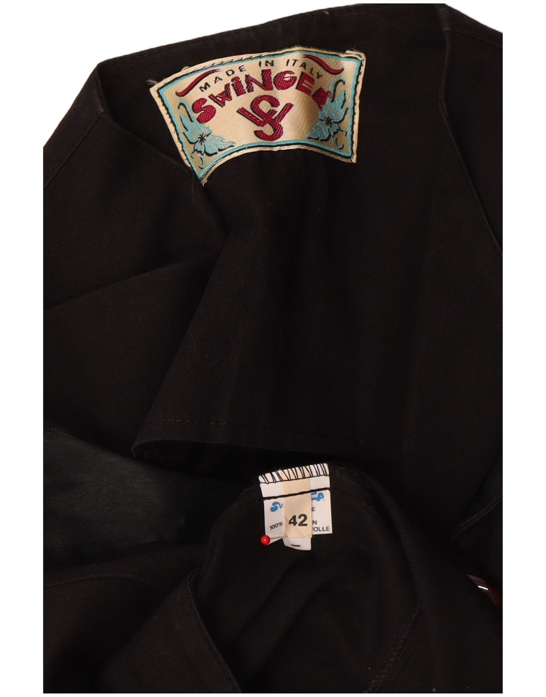 Swinger Veste Boléro Courte Femme IT 42 Coton Noir Moyen