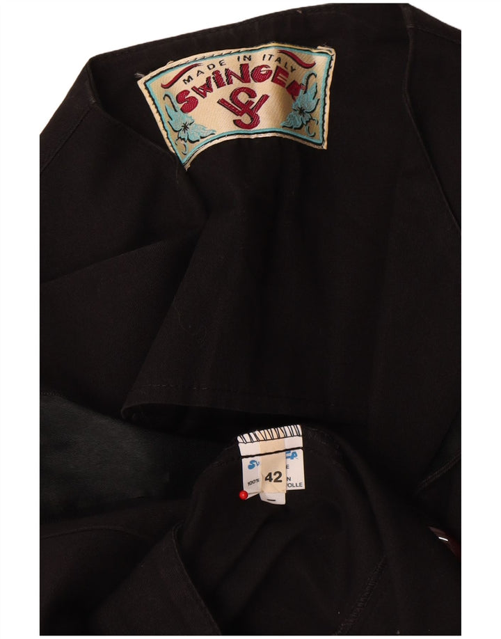 Swinger Veste Boléro Courte Femme IT 42 Coton Noir Moyen